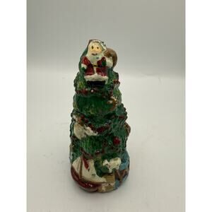 Vintage Christmas Candle Christmas Tree 6.5" Tall Wax Decor